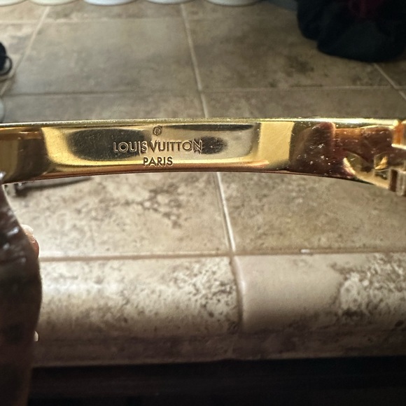 Louis Vuitton Brass Nanogram cuff 💕 - Picture 12 of 13